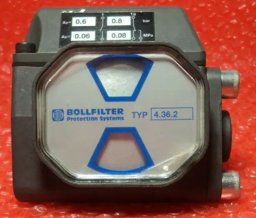 Bollfilter 0550001 TYPE: 4.36.2 Differential Pressure Indicator 3