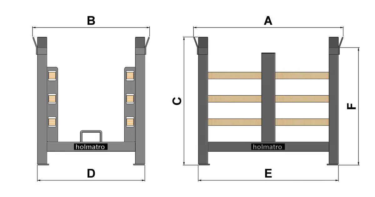 Holmatro 100.003.255 Skid Track Storage Frame 9