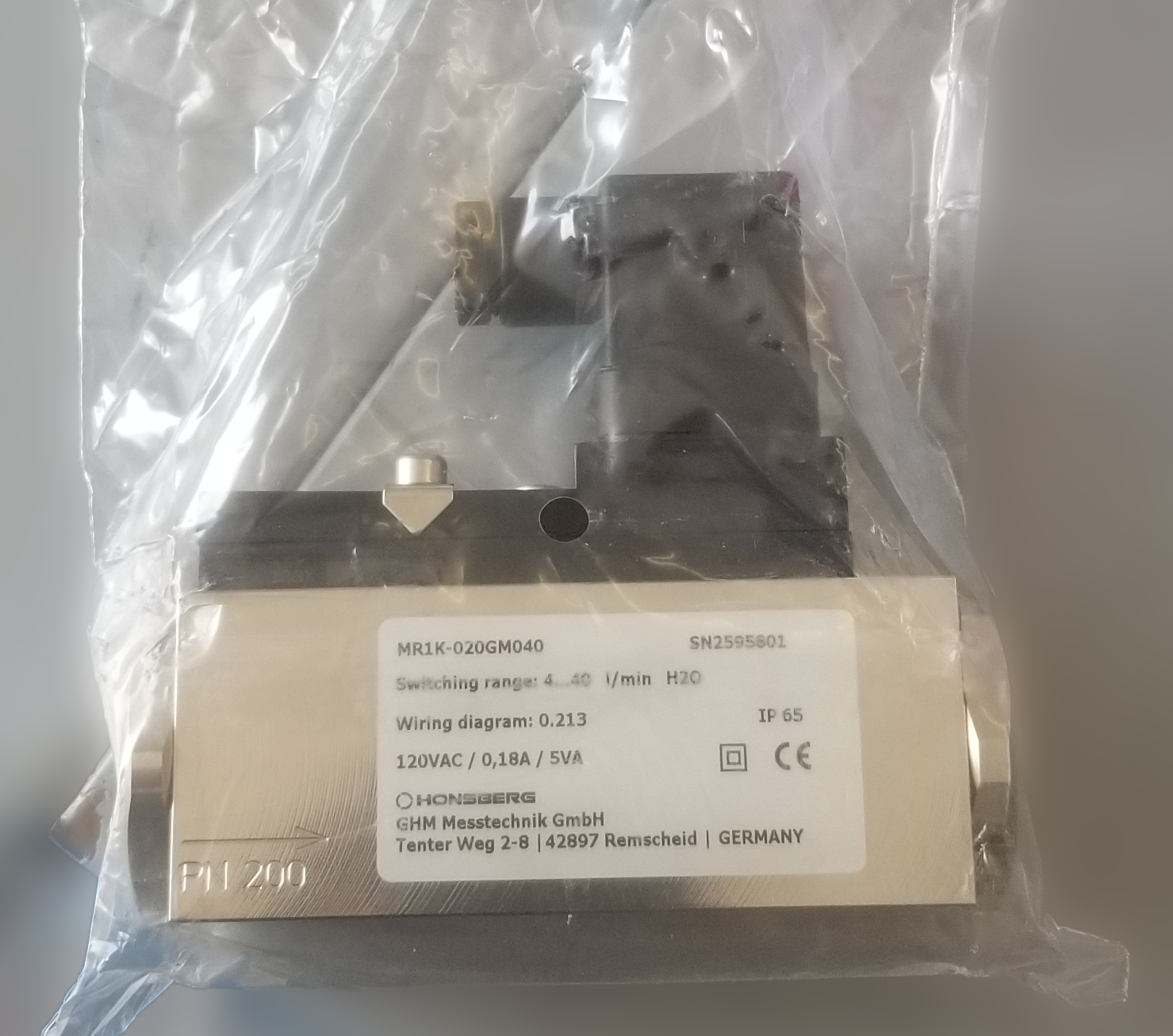 Senseca MR1K-020GM040 Flow Switch