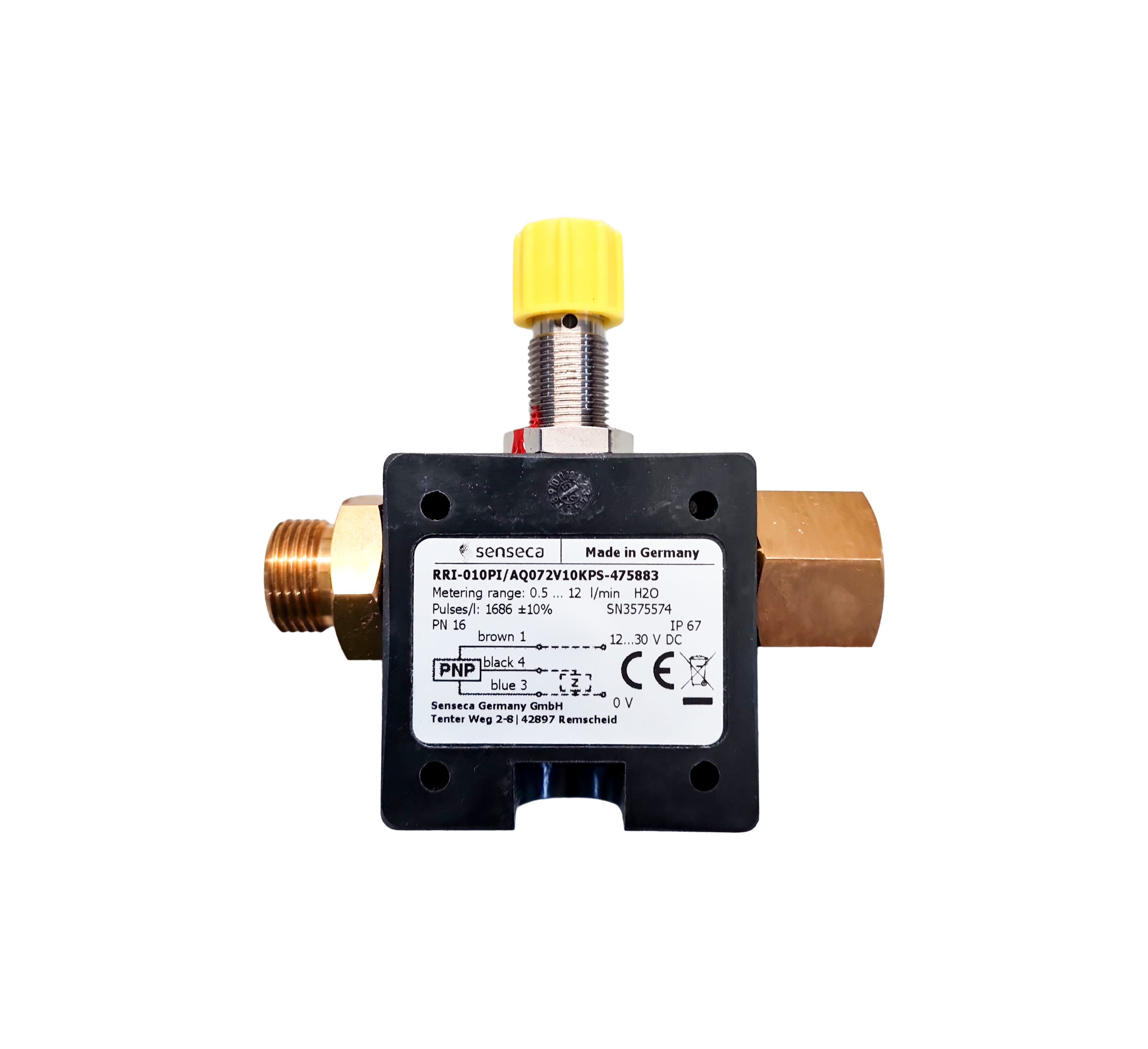 Senseca RRI-010PI/AQ072V10KPS-475883 Flow Meter