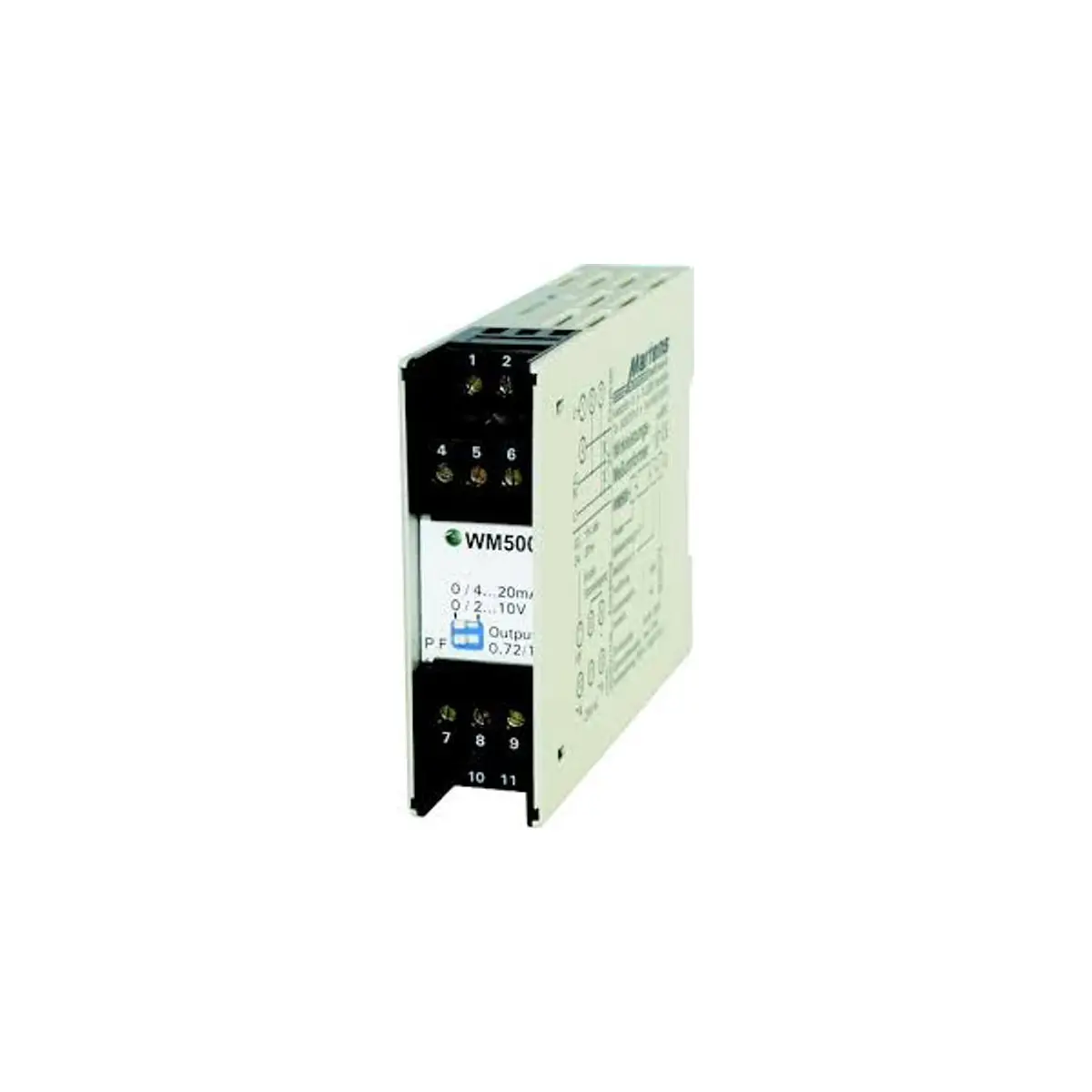 Senseca WM500-1-400-5-1-5 Current transformer ratio: 30/5 Transmitter 3